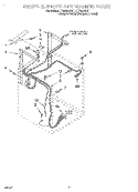 DRYER SUPPORT AND WASHER Diagram and Parts List for LTG5243DQ1  Whirlpool Washer Dryer Combo
