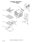 INTERNAL OVEN PARTS Diagram and Parts List for KESS907XSP01  KitchenAid Range