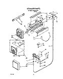 ICEMAKER, LIT/OPTIONAL Diagram and Parts List for JWRZ2727FI00  Whirlpool Refrigerator