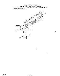Backguard Diagram and Parts List for 1405*1A  Roper Range