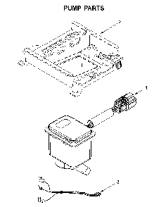 Pump parts Diagram and Parts List for WUI95X15HZ00  Whirlpool Ice Maker