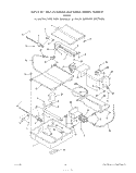 OVEN BODY Diagram and Parts List for 1456W2A  Roper Range