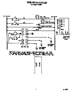 Wiring Diagram Diagram and Parts List for F4558*0  Roper Range