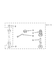 Miscellaneous Parts Diagram and Parts List for LTG5243DQC  Whirlpool Washer Dryer Combo