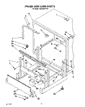 FRAME AND TANK Diagram and Parts List for KUDJ230YWH0  KitchenAid Dishwasher