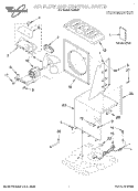 SECTION Diagram and Parts List for AD25J2  Whirlpool Dehumidifier