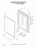 Part Location Diagram of 12691001W Whirlpool HANDLE