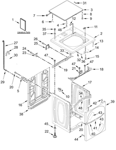 Part Location Diagram of W11610868 Whirlpool BRACKET