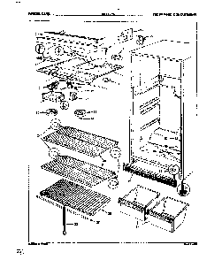 03 - Fresh Food Compartment Diagram and Parts List for CNT15R5A  Whirlpool Refrigerator