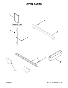 Part Location Diagram of W11169145 Whirlpool TRIM
