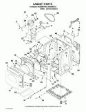 Part Location Diagram of WPW10402478 Whirlpool Handle