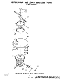 HEATER, PUMP AND LOWER SPRAYARM Diagram and Parts List for DU5500XR1  Whirlpool Dishwasher