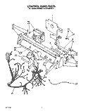 CONTROL PANEL, LIT/OPTIONAL Diagram and Parts List for KUDI22GT0  KitchenAid Dishwasher