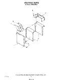 VENT BOX Diagram and Parts List for KGBS246SBL0  KitchenAid Wall Oven