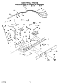 CONTROL Diagram and Parts List for GD2SHAXLT02  Whirlpool Refrigerator