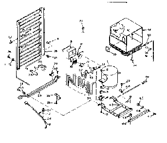Unit Parts Diagram and Parts List for 106W15MIM  Kenmore Refrigerator