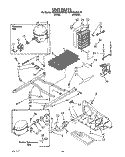 UNIT Diagram and Parts List for KSRS22QAWH00  KitchenAid Refrigerator
