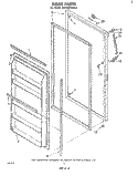 Part Location Diagram of 941841 Whirlpool RETAINER, GASKET SIDES (2)