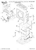 SECTION Diagram and Parts List for AD40TJ1  Whirlpool Dehumidifier