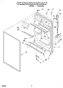 REFRIGERATOR DOOR, LIT/OPTIONAL Diagram and Parts List for RT18HDXBW00  Roper Refrigerator