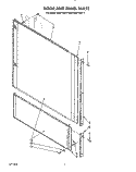 DOOR AND PANEL Diagram and Parts List for KUDP22GT0  KitchenAid Dishwasher