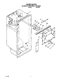 LINER Diagram and Parts List for ET18YKXAW00  Whirlpool Refrigerator