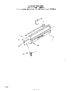 Backguard Diagram and Parts List for 1436*1A  Roper Range