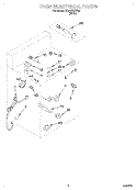 OVEN ELECTRICAL, LITERATURE Diagram and Parts List for SF370PEWW5  Whirlpool Range