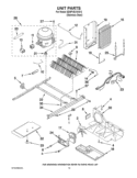 UNIT PARTS Diagram and Parts List for ED5PVEXWS13  Whirlpool Refrigerator