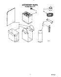 ACCESSORY PARTS Diagram and Parts List for KUCC151T4  KitchenAid Trash Compactor