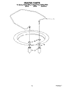 HEATER PARTS Diagram and Parts List for KUDS03CTSS3  KitchenAid Dishwasher