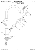 Faucet PARTS Diagram and Parts List for KKFV01LPSS  KitchenAid Miscellaneous