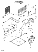 Part Location Diagram of 2254250 Whirlpool EVAPORATOR