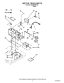 METER CASE PARTS Diagram and Parts List for QCAM2730YQ0  Whirlpool Washer