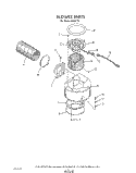 BLOWER Diagram and Parts List for N9457X5  Roper Range