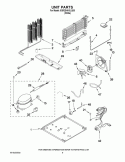 UNIT PARTS Diagram and Parts List for 5GR2SHKXLQ05  Whirlpool Refrigerator