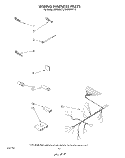 WIRING HARNESS Diagram and Parts List for DU8550XT3  Whirlpool Dishwasher