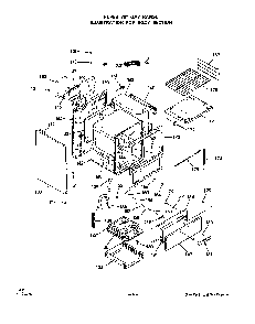 Body Diagram and Parts List for 1423*0A  Roper Range