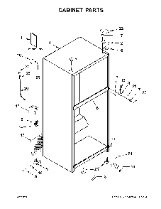 Part Location Diagram of W11386226 Whirlpool Tech sheet