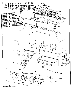 Range Hood Assembly Diagram and Parts List for 15552400  Kenmore Range Hood
