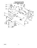 MANIFOLD Diagram and Parts List for SF388PEWW0  Whirlpool Range
