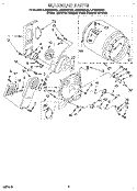 SECTION Diagram and Parts List for LER6848AQ2  Whirlpool Dryer