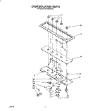 CONTROL PANEL Diagram and Parts List for KGCM860TBC1  KitchenAid Cooktop