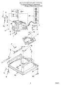 MACHINE BASE Diagram and Parts List for GSN2000HZ0  Whirlpool Washer