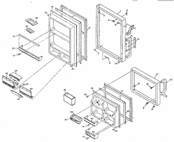 Part Location Diagram of 512225 Whirlpool Door