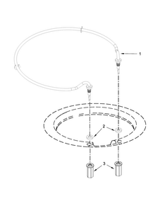 Heater Parts Diagram and Parts List for KDFE304DSS1  KitchenAid Dishwasher