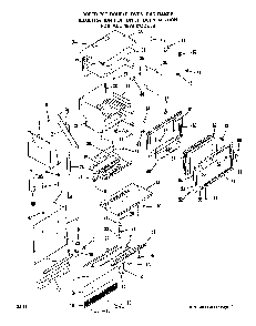 Upper Body Diagram and Parts List for 1833*0A  Roper Wall Oven