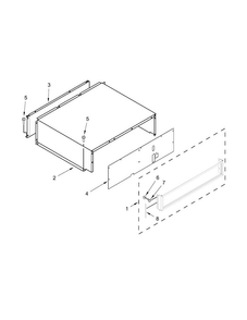 Top Grille And Unit Cover Parts Diagram and Parts List for KBFN502EPA00  KitchenAid Refrigerator