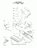 UNIT PARTS Diagram and Parts List for GB1924PEKB3  Whirlpool Refrigerator