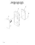 CONTROL PANEL Diagram and Parts List for GM8155XJB0  Whirlpool Microwave